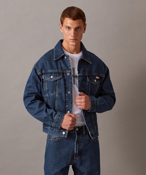 カルバンクライン　デニムジャケット　ck Calvin Klein コート ジャケット 90s デニムトラッカー