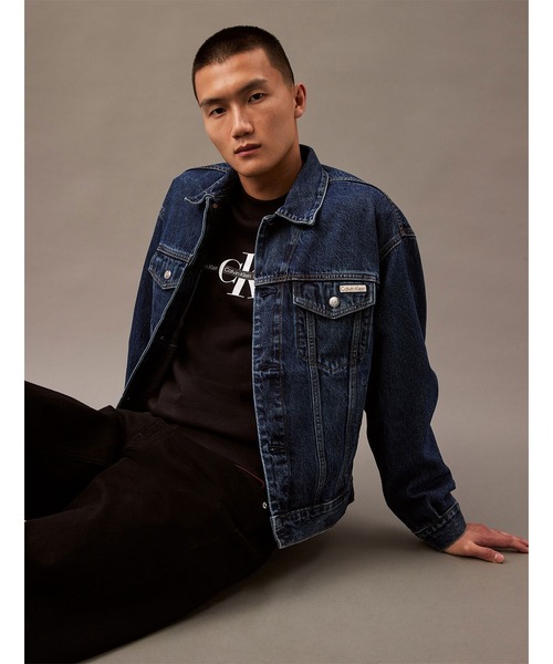Calvin Klein コート ジャケット 90s デニムトラッカー