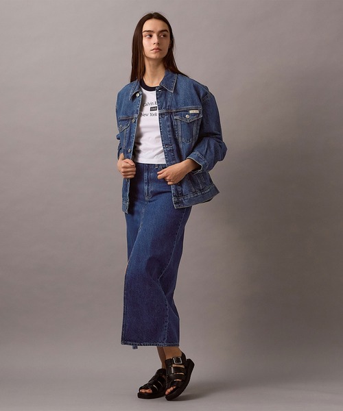 Calvin Klein コート ジャケット 90s デニムトラッカー