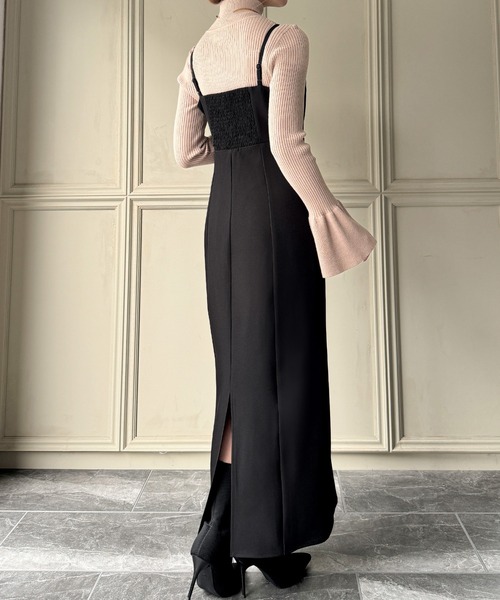 JUNOAH（ジュノア） セットアップ バックリボンテーラードジャケット+