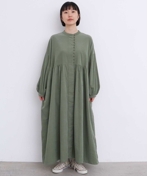 アトリエgg　サボテンワンピース2枚セット l'atelier du savon（アトリエドゥサボン） ワンピース シャツコール