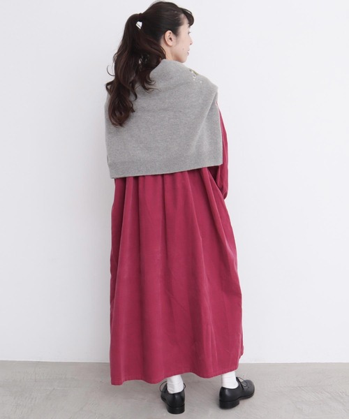 l'atelier du savon（アトリエドゥサボン） ワンピース シャツコール