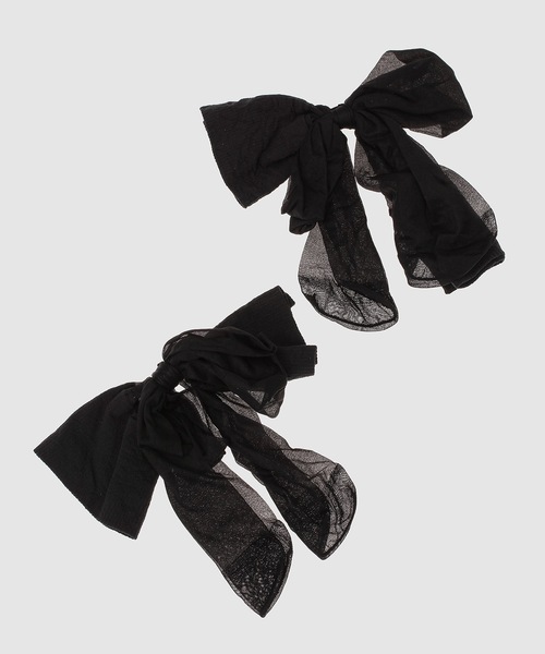 D'HEYGERE ピアス Pantyhose Bow Earrings レディース