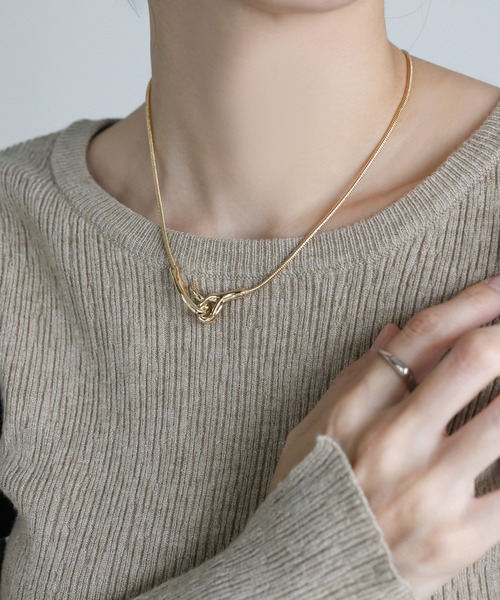 select MOCA（セレクトモカ） ネックレス ニュアンスメタルフック