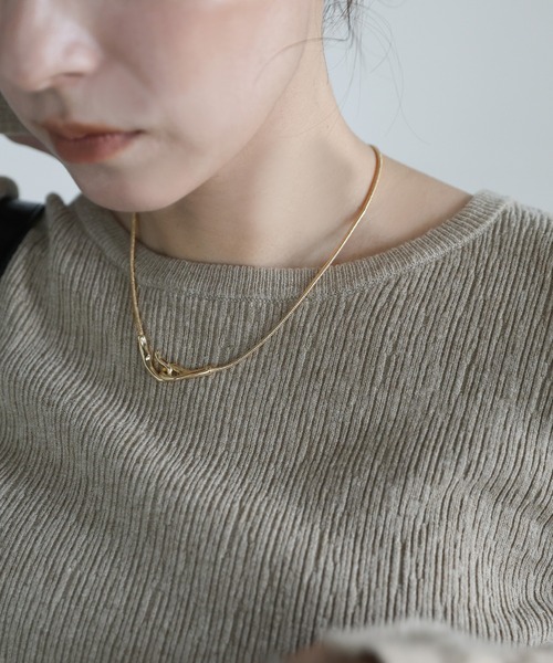 アクセサリー moko select MOCA（セレクトモカ） ネックレス ニュアンスメタルフック