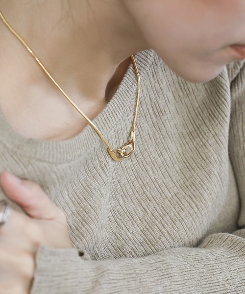 select MOCA（セレクトモカ） ネックレス ニュアンスメタルフック