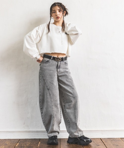 repipi armario パンツ バレルレッグデニムパンツ キッズ 子供服 