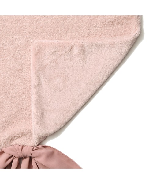 Francfranc ベッド 寝具 WARMY ホワモコ リボン 掛け布団カバー