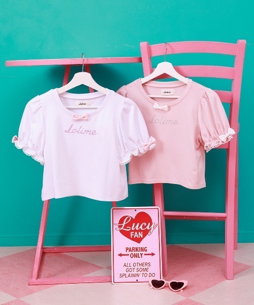 tシャツ Twinkle “Lolime” ロゴカットソー レディース