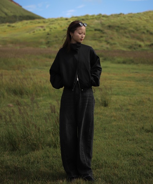 Reurie'（レウリィ） ブルゾン ジャンバー オリジナルWジップショート