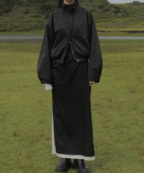 Reurie'（レウリィ） ブルゾン ジャンバー オリジナルWジップショート