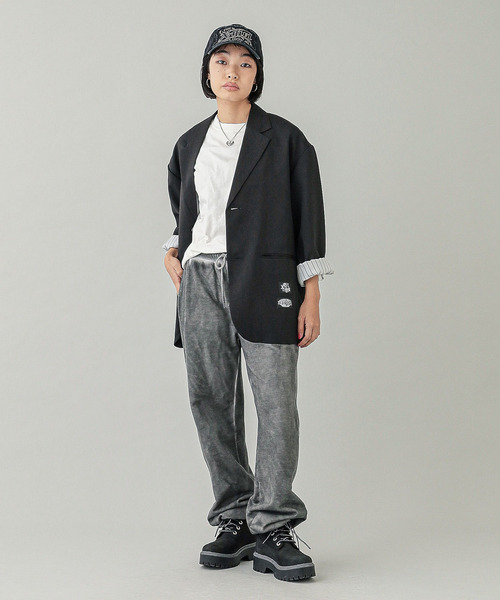 xgirl テーラードジャケット X-girl ジャケット テーラードジャケット LABEL TAILORED JACKET