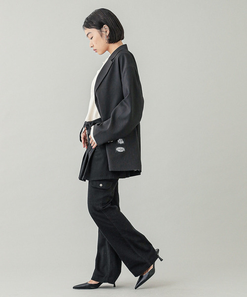 xgirl テーラードジャケット X-girl ジャケット テーラードジャケット LABEL TAILORED JACKET