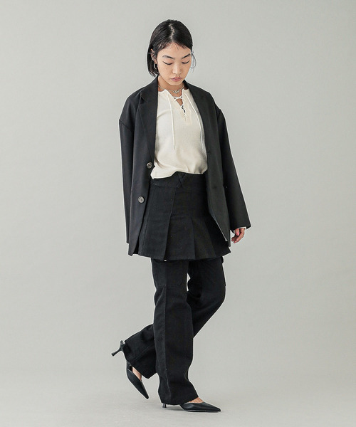 xgirl テーラードジャケット X-girl ジャケット テーラードジャケット LABEL TAILORED JACKET