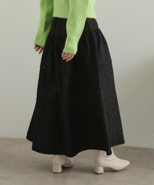 OPAQUE.CLIP（オペークドットクリップ） スカート キルティングフレア