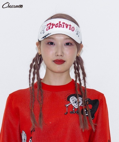 Chocomoo サンバイザー 「ARCHIVIO×Chocomoo」サンバイザー レディース