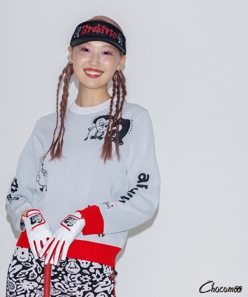 Chocomoo サンバイザー 「ARCHIVIO×Chocomoo」サンバイザー レディース