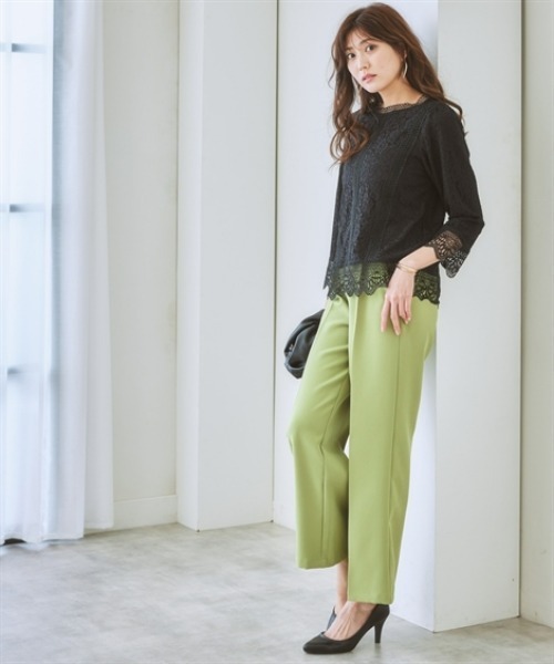 7days Life Styling ブラウス シャツ 「カットソー裏地付」総