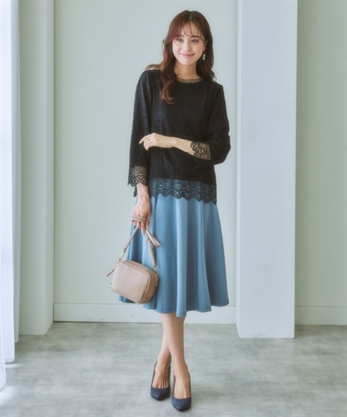 7days Life Styling ブラウス シャツ 「カットソー裏地付」総