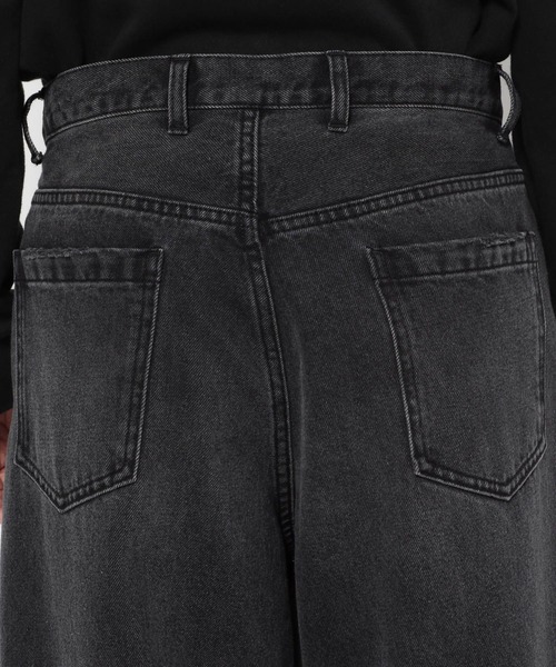 BLAYMORE ワイドパンツ ジーンズ 「BLAYMORE」Damage Wide Denim Pants 