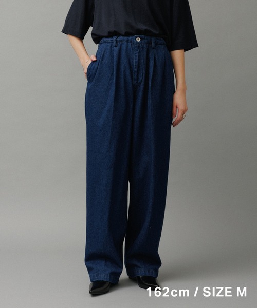 アダムエロペ　パンツ ジーンズ・デニムパンツ ネイビー　25インチ ADAM ET ROPE'（アダムエロペ） ジーンズ デニム デニムパンツ 「ZOZO