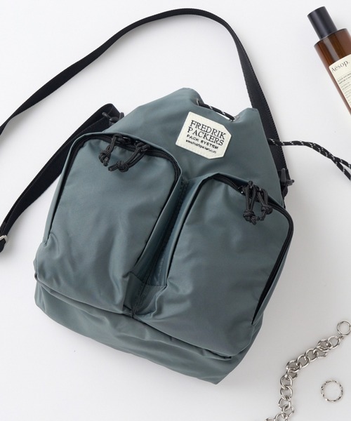 FREDRIK PACKERS バイクバッグ グレー/ブルー（Mサイズ） FREDRIK PACKERS バイクバッグ グレー/ブルー（Mサイズ） - メルカリ