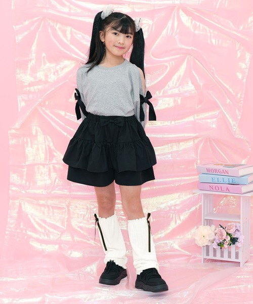 Bee des Bee レッグウォーマー リボンレッグウォーマー キッズ 子供