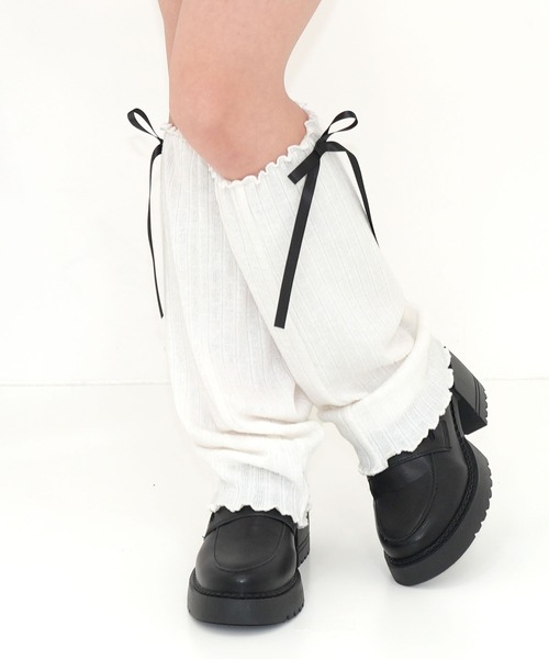 Bee des Bee レッグウォーマー リボンレッグウォーマー キッズ 子供