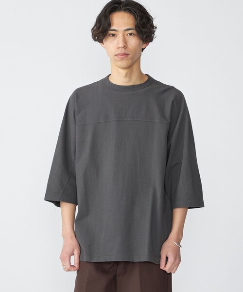 SHIPS（シップス） tシャツ SHIPS: フットボール Tシャツ（6分丈