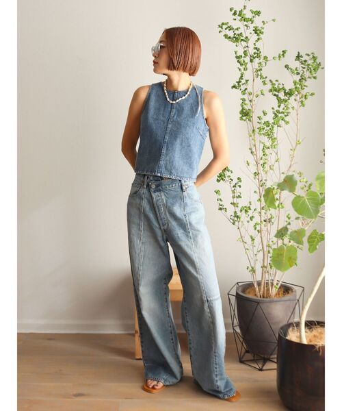 Ungrid ブラウス シャツ アメスリデニムトップス レディース