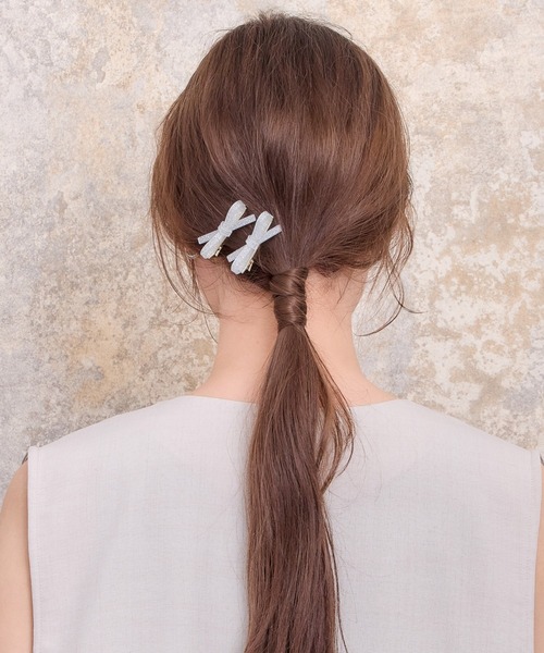 Heartdance（ハートダンス） ヘアクリップ グリッターリボンクリップ 2