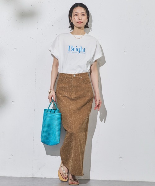 美品✨スカート DOUX ARCHIVES スカート 「ZOZO限定」ネップツイルストレート
