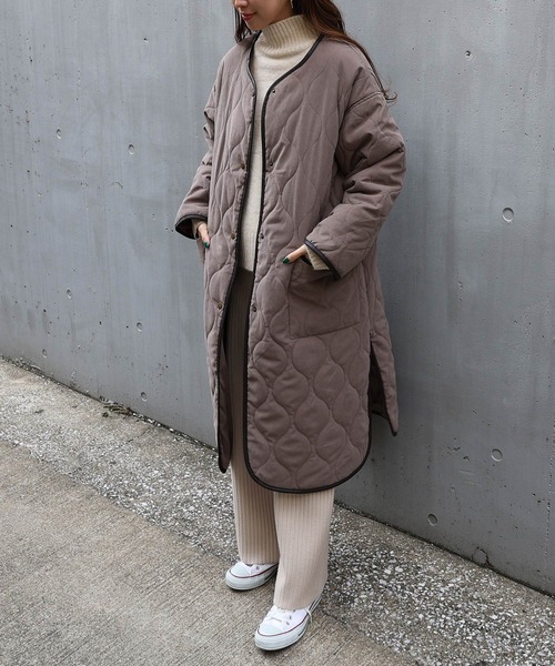 「andme」 コート M ベージュ レディース_画像5