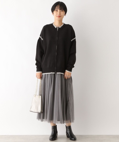 「LEPSIM」 ニットカーディガン FREE オフホワイト レディース_画像5