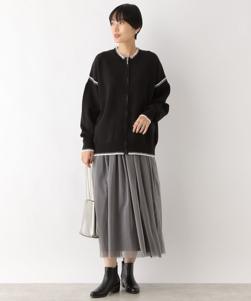 「LEPSIM」 ニットカーディガン FREE オフホワイト レディース_画像6