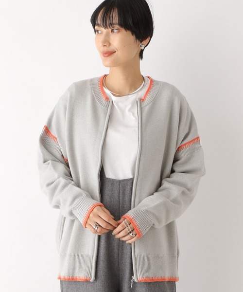 「LEPSIM」 ニットカーディガン FREE オフホワイト レディース_画像7