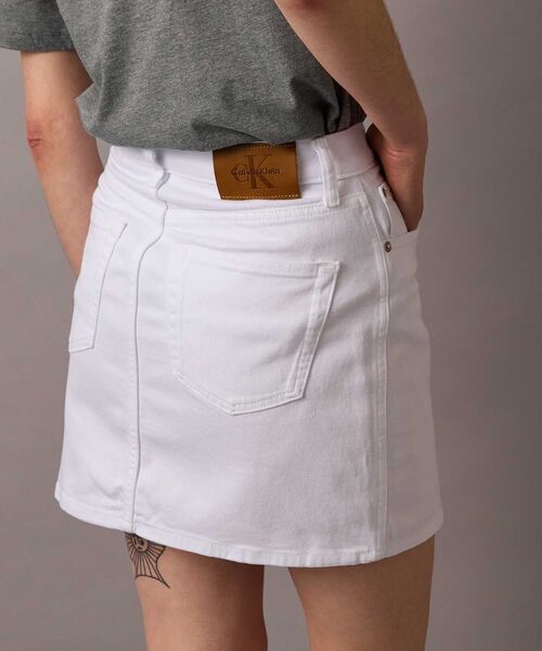【 】CK JEANS ハイライズミニスカート★送料無料★ Calvin Klein スカート デニム ミニスカート : ZOZOTOWN Yahoo