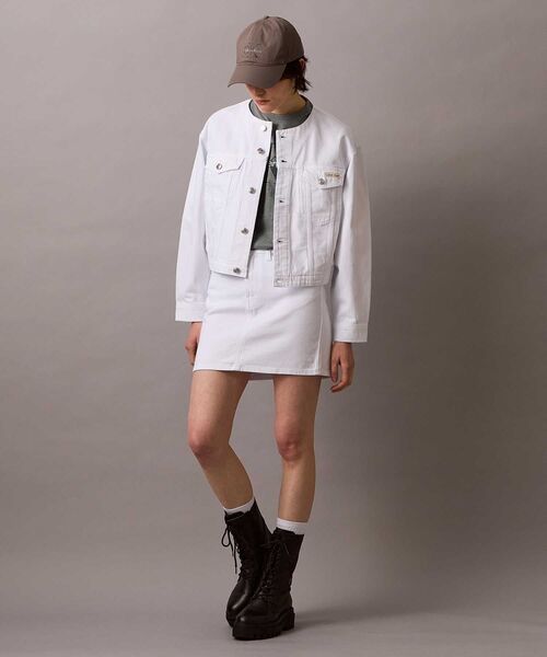 【 】CK JEANS ハイライズミニスカート★送料無料★ Calvin Klein スカート デニム ミニスカート : ZOZOTOWN Yahoo