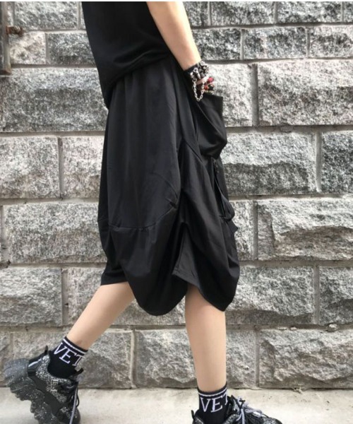 Sally Lunn カーゴパンツ サルエルポケットハーフパンツ レディース