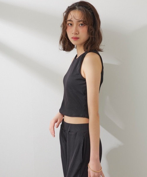 Ocean Pacific 黒 水着4点セット　Lサイズ 体型カバーママ水着4点セット(オーシャンパシフィック/OCEAN
