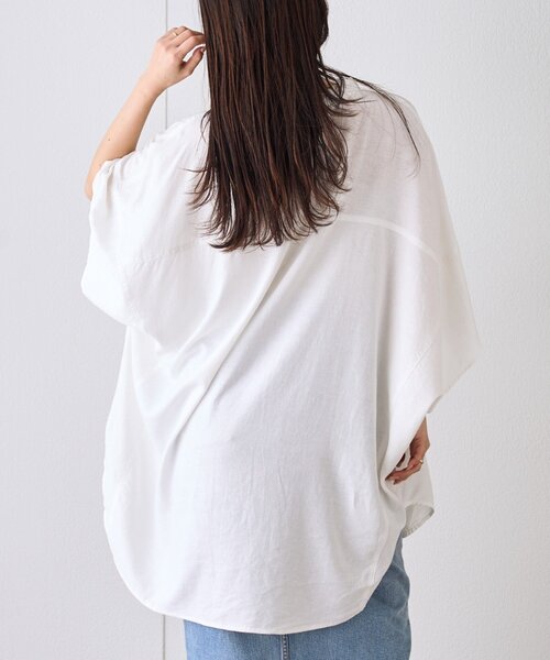 CIAOPANIC TYPY ブラウス シャツ 「夏の体型カバー」リネン