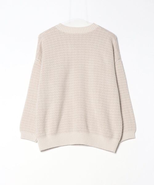 「LOWRYS FARM」 ニットカーディガン FREE ベージュ レディース_画像2