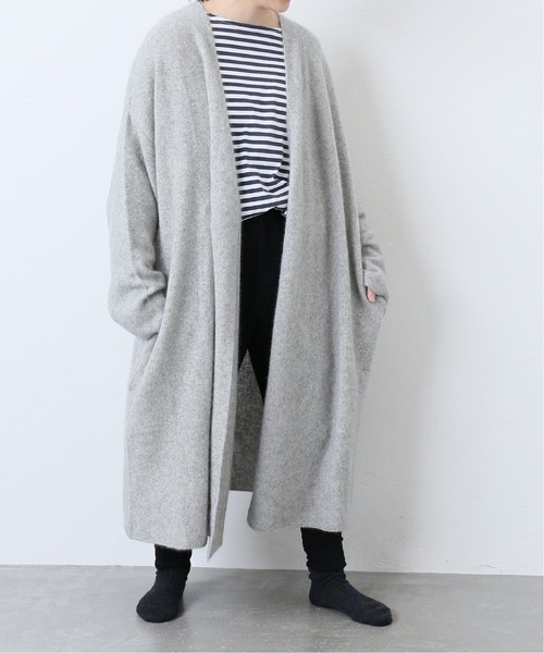 「JOURNAL STANDARD LUXE」 ニットカーディガン FREE ベージュ レディース_画像4