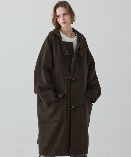 AIVER（アイバー） ダッフルコート LARGE アッシュブラウン メンズ