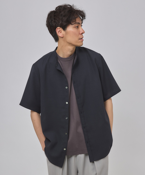 さんさん【EDIFICE】 Belestoリネンシャツ２枚セット/紺、濃紺 OCEANS “Knockin'on Style's Door” VOL.6 “リピート買い多数” 技