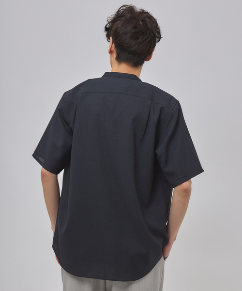 ÉDIFICEエディフィス 黒 Vネック 長袖シャツ E.NIGHT シャツ（シャツ／ブラウス）｜EDIFICE（エディフィス