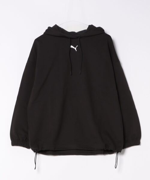 「PUMA」 プルオーバーパーカー SMALL ターコイズブルー レディース