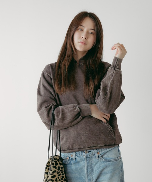 GOA!ヴィンテージブラウンパーカー LOS ANGELES APPAREL パーカー Los Angeles Apparel