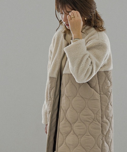 「Fashion Letter」 コート M カーキ レディース_画像3