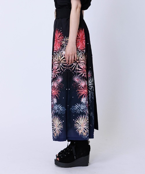 axes femme スカート 花火柄タックスカート : ZOZOTOWN Yahoo!店
